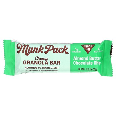Munk Pack, Chewy Granola Bar, Chocolate Chocolate Chicel, 4 bary, 1,12 uncji (32 g) Munk Pack, Chewy Granola Bar, Chocolate Chocolate Chicel, 4 bary, 1,12 uncji (32 g)