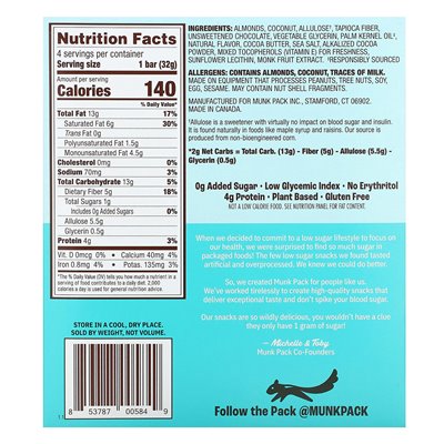 Munk Pack, Chewy Granola Bar, Coconut Chocolate Chip, 4 bary, 1,12 uncji (32 g) Munk Pack, Chewy Granola Bar, Coconut Chocolate Chip, 4 bary, 1,12 uncji (32 g)