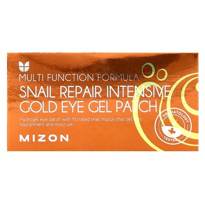 Mizon, Snail Repair Intensive Gold Eye Gel, 60 łatek, 1,4 g każdego Mizon, Snail Repair Intensive Gold Eye Gel, 60 łatek, 1,4 g każdego
