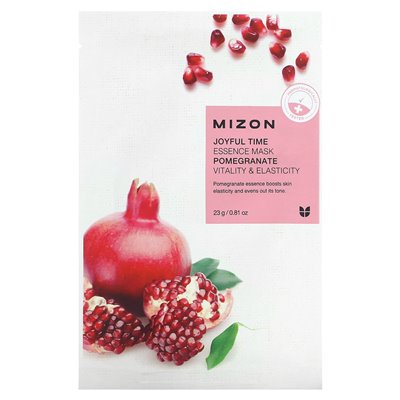 Mizon, radosny czas esencji piękności, granat, 1 arkusz, 0,81 uncji (23 g)