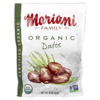 Dried Mariani Fruit, Organic Dates, 8 oz (227 g)