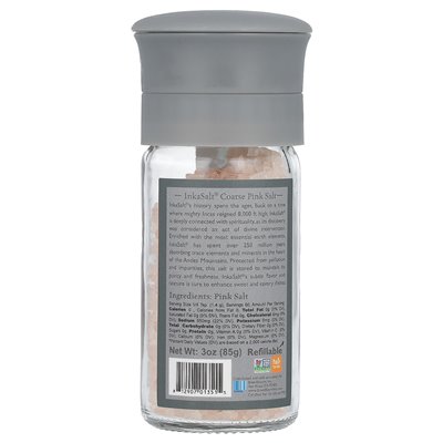 Natierra, Inkasalt, Fair Trade Różowa sól, młynek, 3 uncje (85 g) Natierra, Inkasalt, Fair Trade Różowa sól, młynek, 3 uncje (85 g)