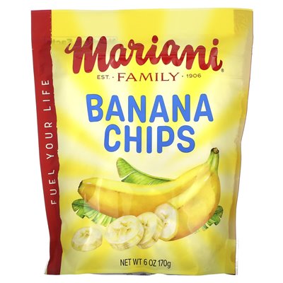 Mariani Trockenfrüchte, Bananenchips, 6 oz (170 g)