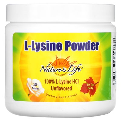 Nature's Life, L-Lysine Powder, Unstoppable, 200 g