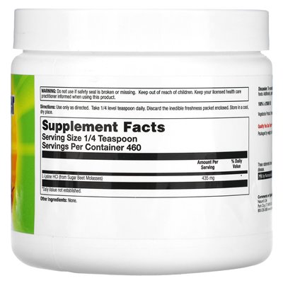 Nature's Life, L-Lysine Powder, Unstoppable, 200 g