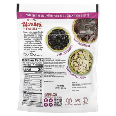 Getrocknete Mariani-Früchte, süß und würzig, 3,5 oz (99 g)