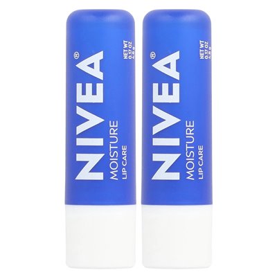 Nivea, wilgoć warg, 2 patyki, 0,17 uncji (4,8 g)