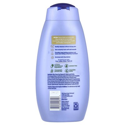 Nivea, odżywcze mycie ciała, masło shea, 20 fl oz (591 ml)