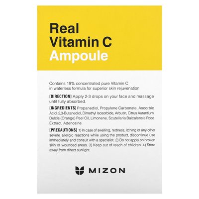 Mizon, echte Vitamin-C-Ampulle, 1,01 Fl Oz (30 ml)