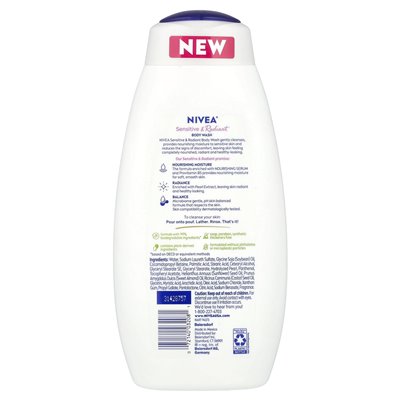 Nivea, Łagodny i Promienny Płyn do Kąpieli z Odżywczym Serum, 20 uncji (591 ml) Nivea, Łagodny i Promienny Płyn do Kąpieli z Odżywczym Serum, 20 uncji (591 ml)