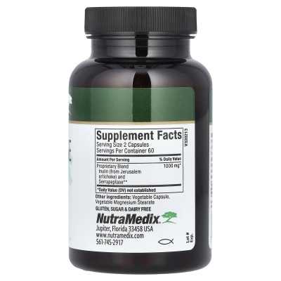Nutramedix, Serrapeptase mit Inulin, 120 pflanzliche Kapseln