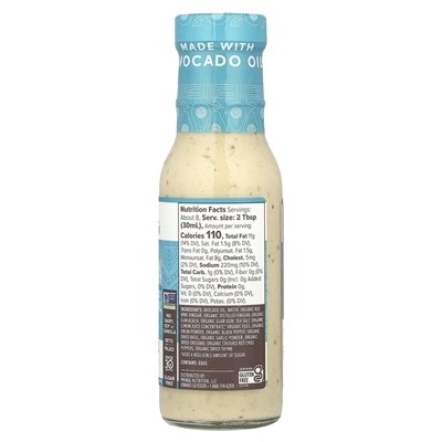Pierwotna kuchnia, dressing i marynata wykonana z oleju z awokado, marzycielski włoski, 8 fl oz (236 ml)