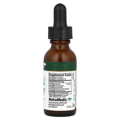 Nutramedix, zarządzanie stresem nadnerczy/wsparcie nadnerczy, 1 fl Oz (30 ml)