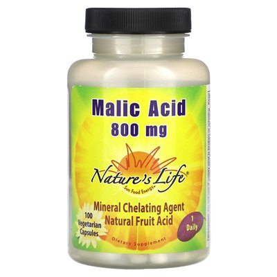 Nature's Life, Sterile Säure, 800 mg, 100 vegetarische Kapseln