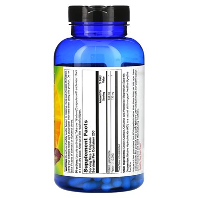 Nature's Life, Betaine HCl, 648 mg, 250 capsules