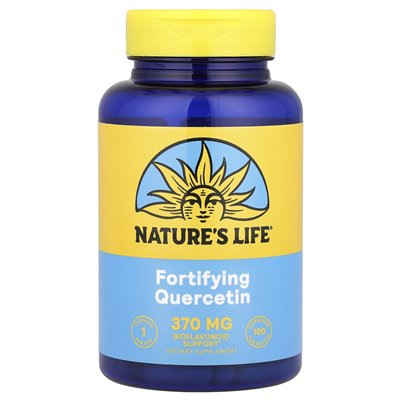 Nature's Life, Kwercetyna, 400 mg, 100 Wegetariańskich Kapsułek
