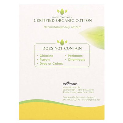 Organic, organiczne tampony, kompaktowe, regularne, 16 tamponów