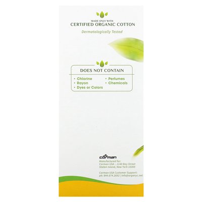 Organic, tampony, regularne, 16 tamponów