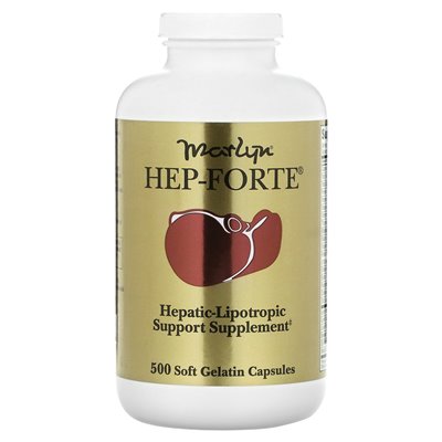 Naturally vitamins, Marlyn, Hep-Forte, 500 soft gelatin capsules