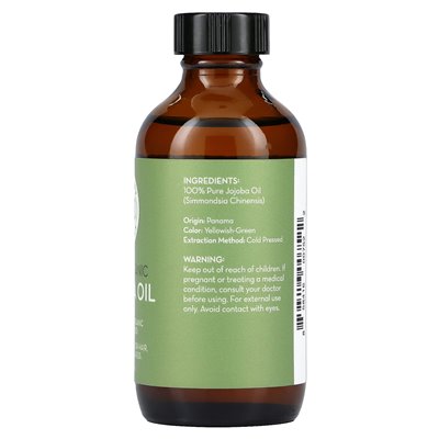 Pure Body Naturals, Czysty Organiczny Olej Jojoba, 4 uncje fl (120 ml) Pure Body Naturals, Czysty Organiczny Olej Jojoba, 4 uncje fl (120 ml)