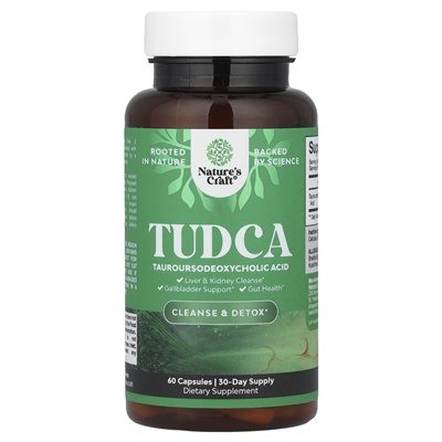 Nature's Craft, Tudca, Tauroursodeoxycholsäure, 60 Kapseln