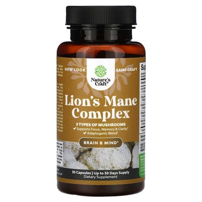Nature's Craft, Lion's Complex, 30 kapsułek