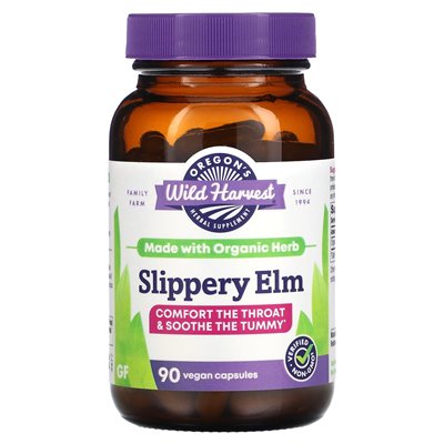 Wild Harvest Oregon Slippery Elm 90 Vegan Capsules