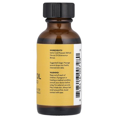 Pure Body Naturals, olej marula, na zimno, 1 fl oz (30 ml) Pure Body Naturals, olej marula, na zimno, 1 fl oz (30 ml)