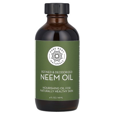 Pure Body Naturals, Neem Oil, 4 Fl Oz (118 ml)