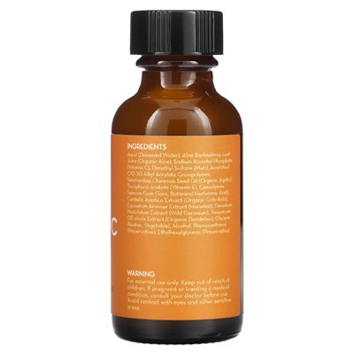 Pure Body Naturals, Brilliance C Face Serum, 1 Fl Oz (30 ml)