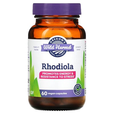 Wild Harvest, Rhodiola, 60 Vegan Capsules