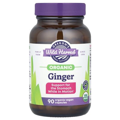 Oregons Wild Harvest, Ginger, 90 Vegan Capsules Oregons Wild Harvest, Ginger, 90 Vegan Capsules