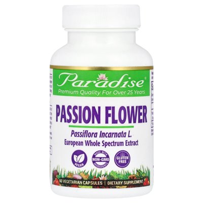 Paradise Herbs, Blume der Leidenschaft, 60 vegetarische Kapseln