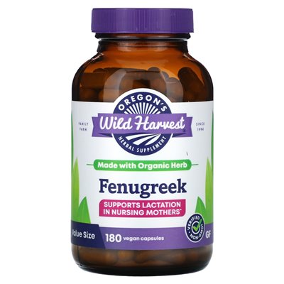 Wild Harvest Oregon Fenugreek 180 Vegan Capsules