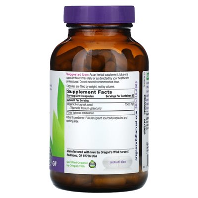 Dzikie żniwa Oregon, kozieradki, 180 wegańskich kapsułek