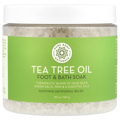 Pure Body Naturals, Tree Tree Oil Foot & kąpiel, 20 uncji (567 g) Pure Body Naturals, Tree Tree Oil Foot & kąpiel, 20 uncji (567 g)
