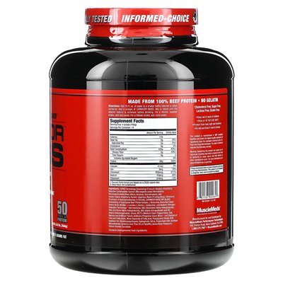 Powiększenie Masy Mięśni MuscleMeds, Carnivor Mass, Anaboliczne Białko Wołowe, Czekoladowa Polewa, 5,83 funtów (2,646 g) Powiększenie Masy Mięśni MuscleMeds, Carnivor Mass, Anaboliczne Białko Wołowe, Czekoladowa Polewa, 5,83 funtów (2,646 g)