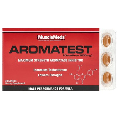Musclemeds, Aromatest, 500mg, 30 soft