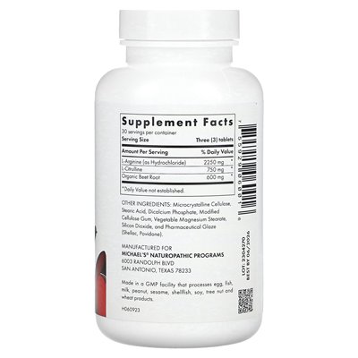 Naturopatyczna, argininowa cytrulina, 90 tabletek Michaela