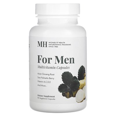 Michael's Naturopathic, Für Männer, Multivitaminkapseln, 90 vegetarische Kapseln