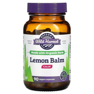 Dzikie żniwa Oregon, balsam cytrynowy, 90 wegańskich kapsułek