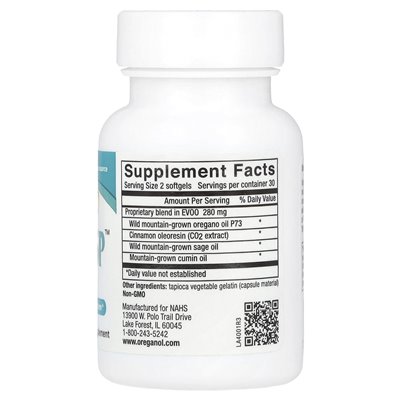 North American Herb & Spice, Oregaresp ™, 60 softgels North American Herb & Spice, Oregaresp ™, 60 softgels