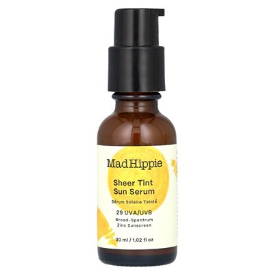 Mad Hippie, Sheer Tint Sun Serum, SPF 29, Light/Medium, 1,02 Fl Oz (30 ml)