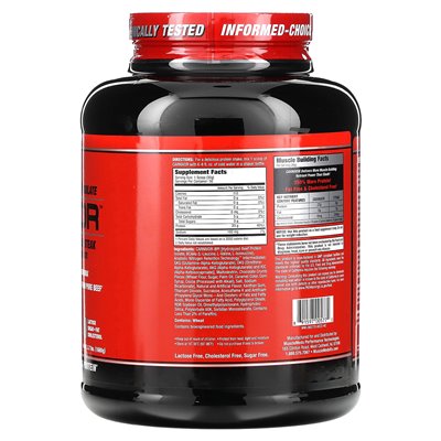 Musclemeds, Carnivor, bioinżynierowe izolat wołowiny, ciasteczka i krem, 3,7 funta (1680 g)