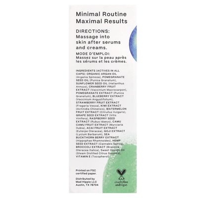 Mad Hippie Antioxidant Facial Oil, 1.02 Fl Oz (30 ml)