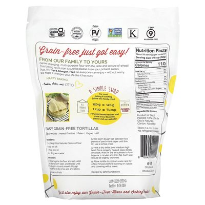 Otto's Naturals, Multi-Purpose Cassava Flour, 32 oz (907 g)