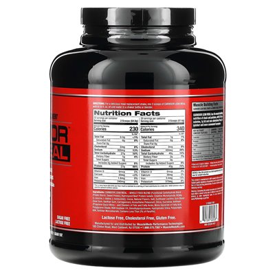 Musclemeds, Carnivor Lean Meal, Chocolate Fudge, 4.29 lbs (1948 g)
