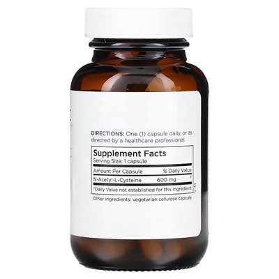 Konserwacja metaboliczna, NAC, 600 mg, 60 kapsułek
