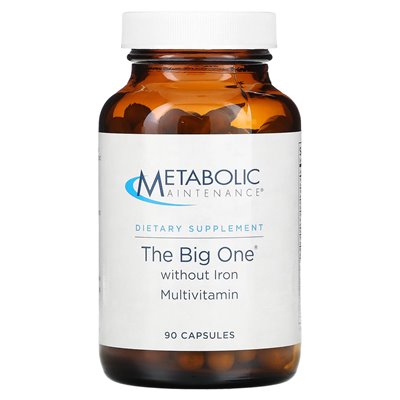 Metabolic Maintenance, groß, eisenfrei, 90 Kapseln