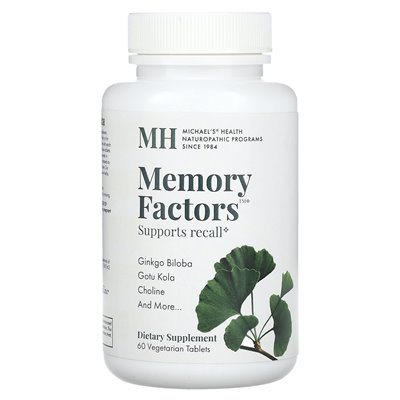 Naturheilkunde, Michaels Gedächtnisfaktoren, 60 vegetarische Tabletten